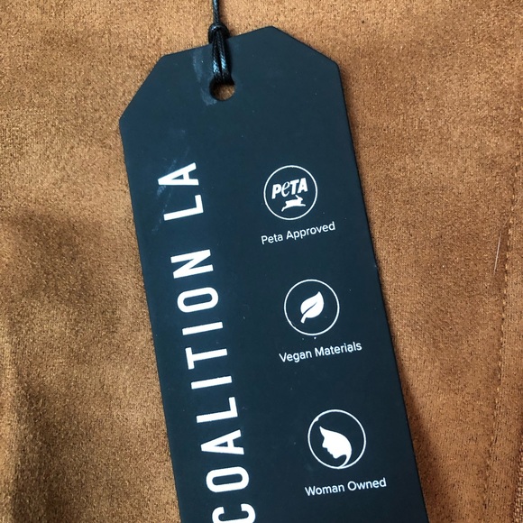 New! LA Coalition Faux suede jacket - Picture 3 of 7